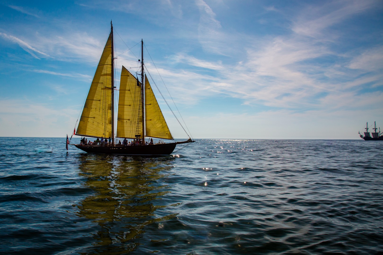 Schooner ship