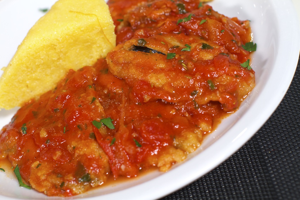 Polenta with brodet