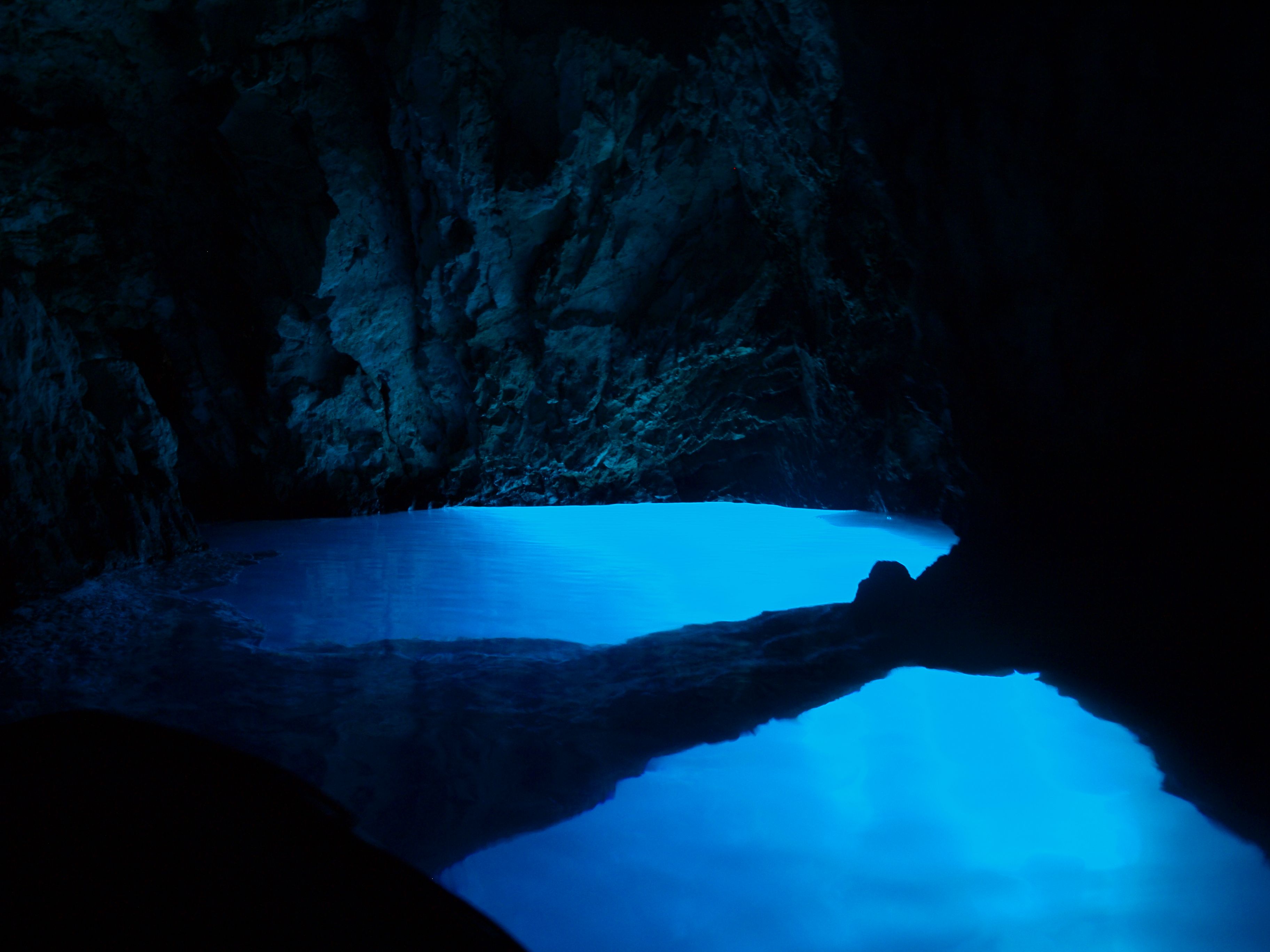 blue cave