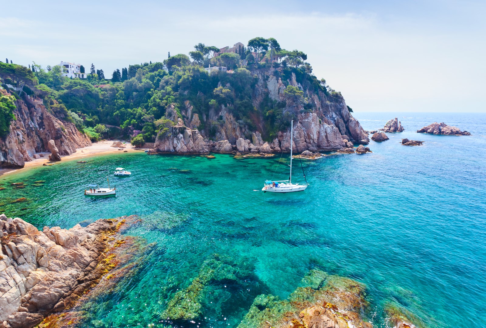 Seascape . Mediterranean coast of Spain, Costa Brava