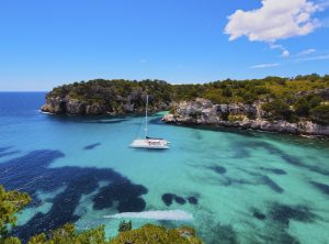 Catamaran in the Mediterranean