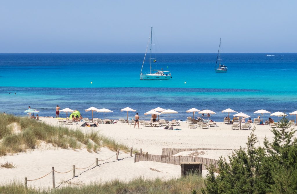 Beaches in Spain - Cala Saona, Formentera