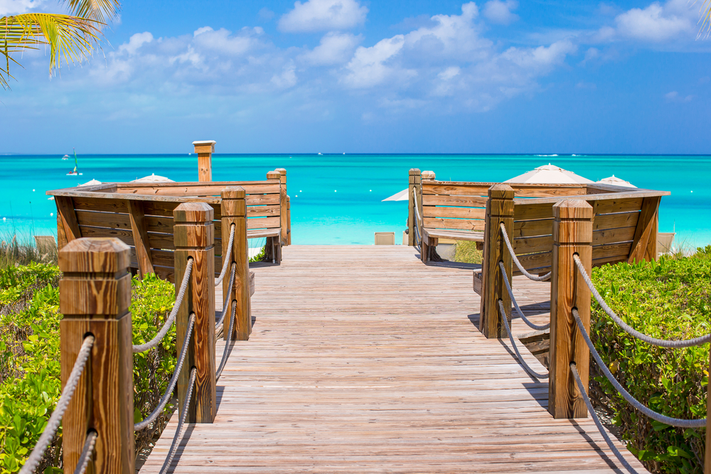 The Turks and Caicos seaside