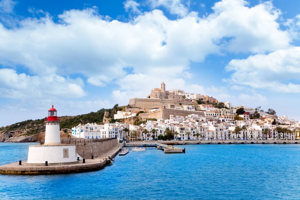 Port of Spanish Island Ibiza