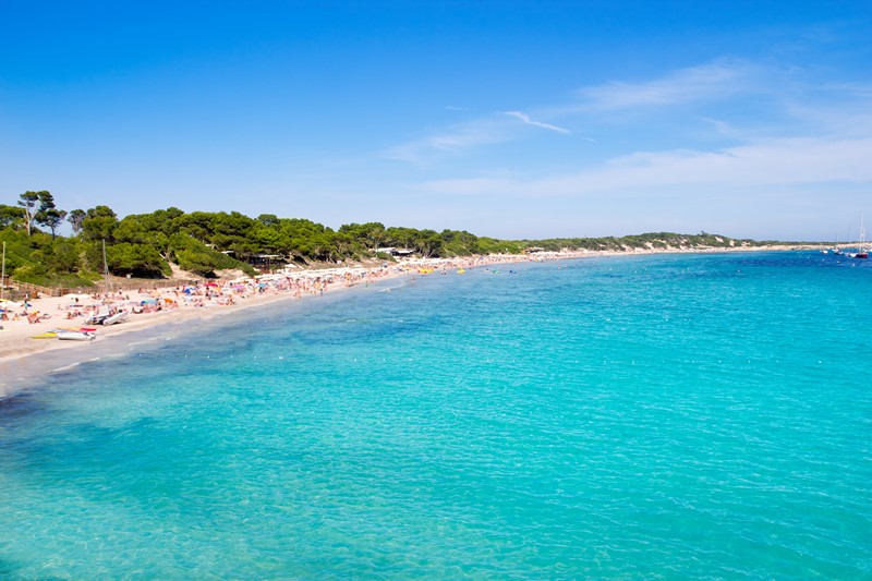 Ibiza Town/Eivissa - Las Salinas Beach (Ses Salines)