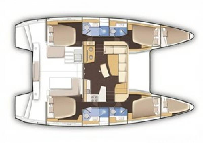 6-cabin catamaran
