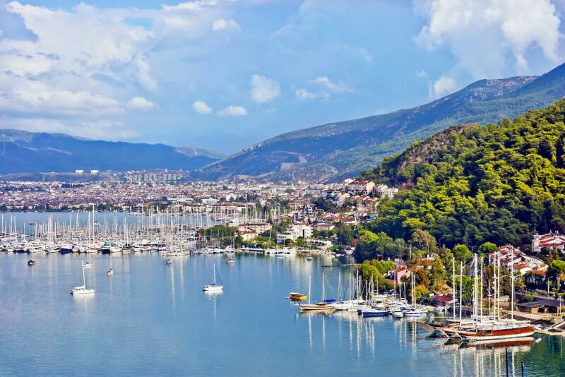 Yachtcharter in der Segelregion Fethiye - Fethiye Yachthafen