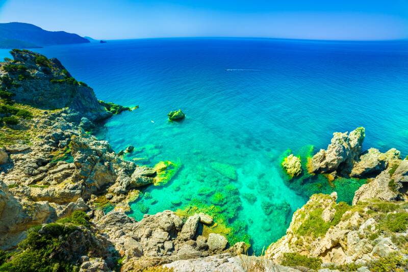 Corfu Coast Paleokastritsa Bay