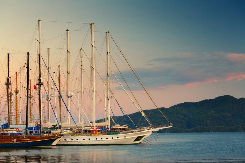 Alquiler de barcos en la región náutica de Bodrum - goletas