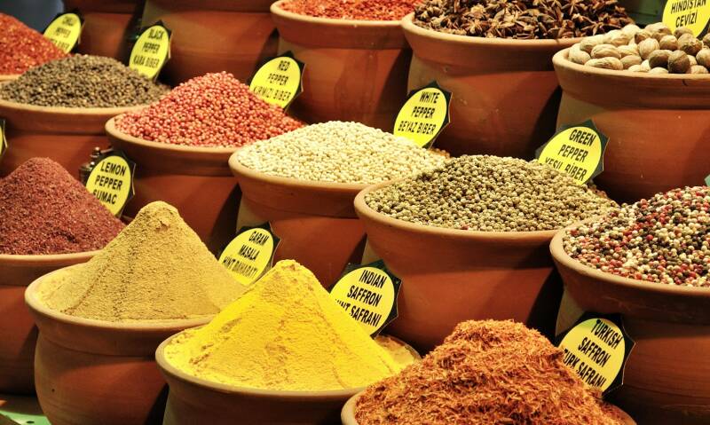 Gastronomy Highlights of Marmaris Sailing Region - Turkish Spices