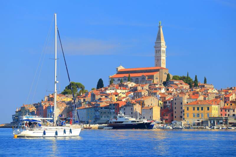 ¿Por qué Istria y Kvarner son populares entre los marineros? - ciudad de Rovinj