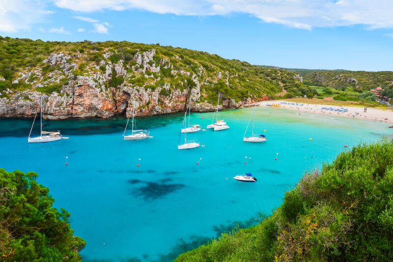 Spanien Mallorca Cala Porter Strand