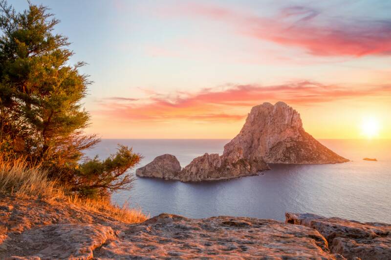 Ibiza Vedra Island Sunset