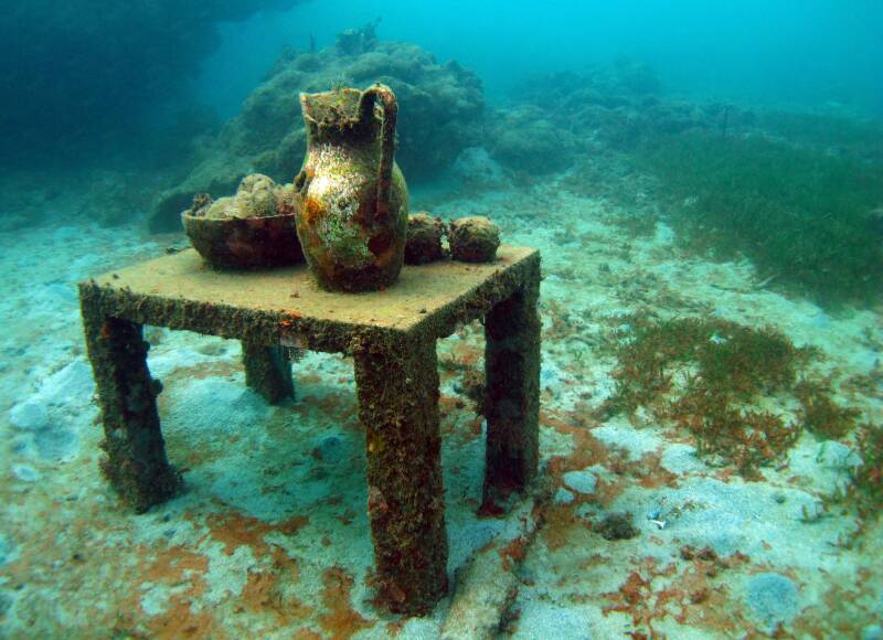 Caribbean, Grenada, Underwater Park Sculptures