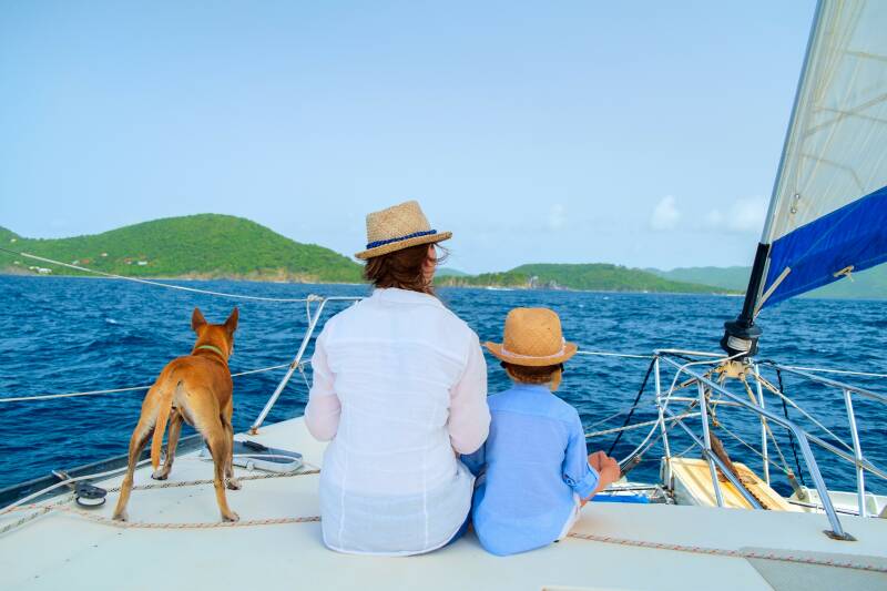 Sicurezza dei bambini in barca a vela