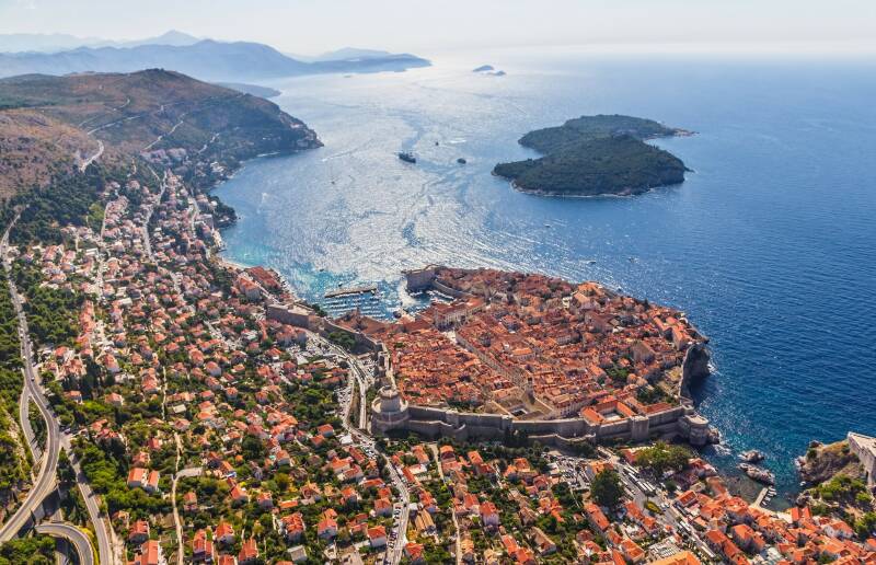 Zona de navegación de Dubrovnik - Croacia