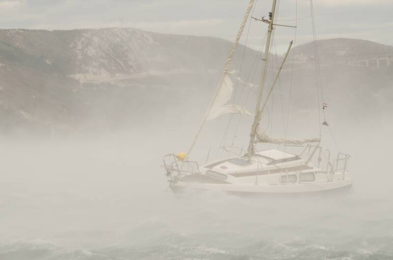 Sailing under harsh weather