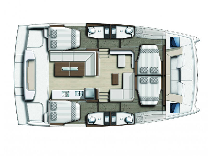 Bali Catspace FUX 4 Sail - AC + GENERATOR