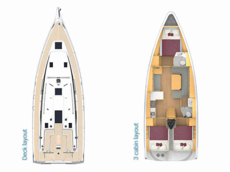 Bavaria C42 Karpouzi | A/C, Bow Thruster, Full teak deck