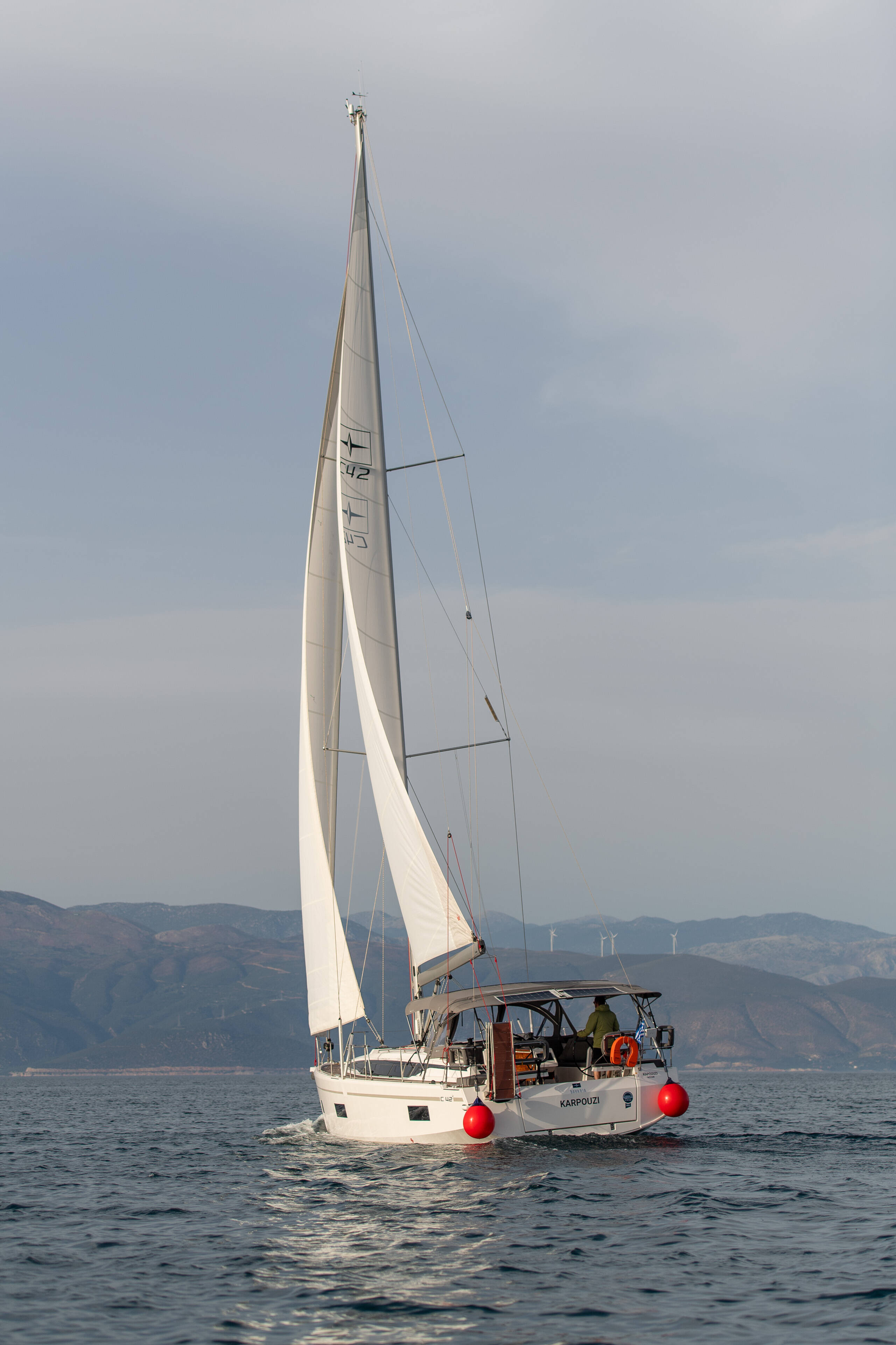 Bavaria C42 Karpouzi | A/C, Bow Thruster, Full teak deck