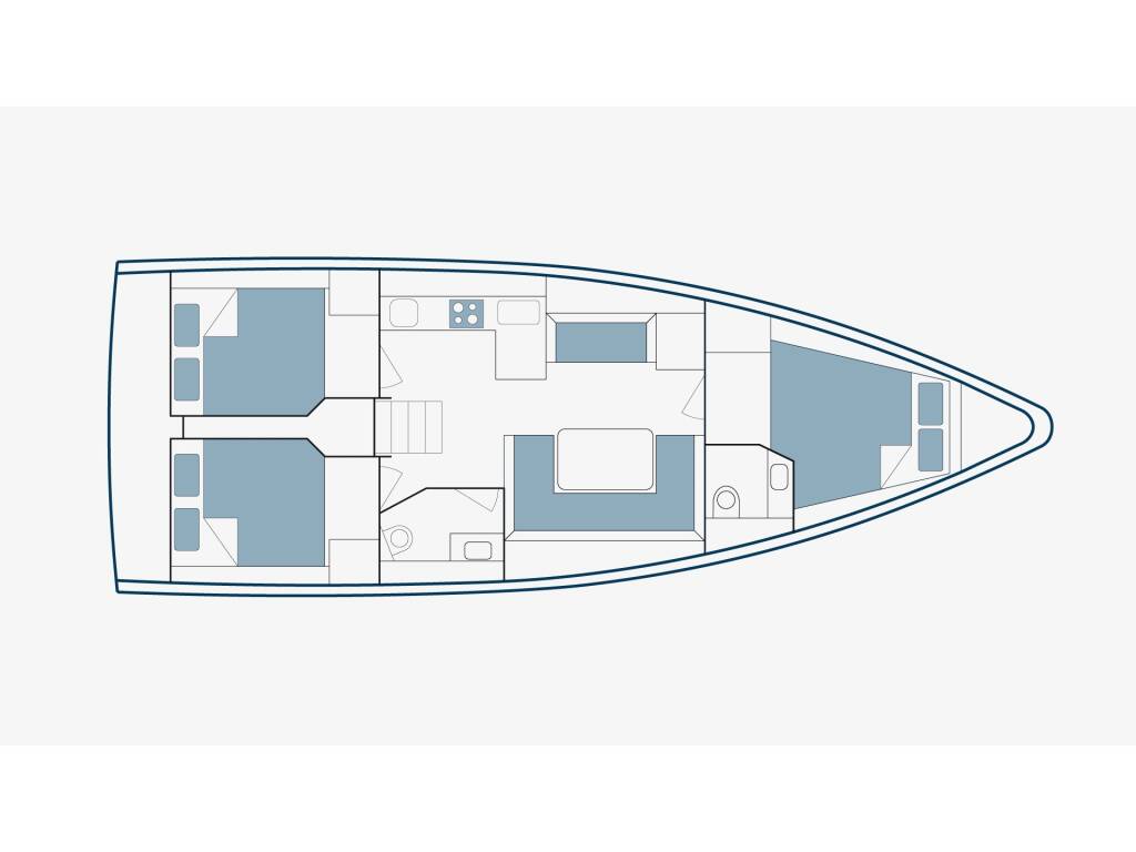 Bavaria C42 Bluestone