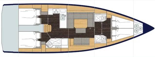 Bavaria C45 Holiday Lush Life