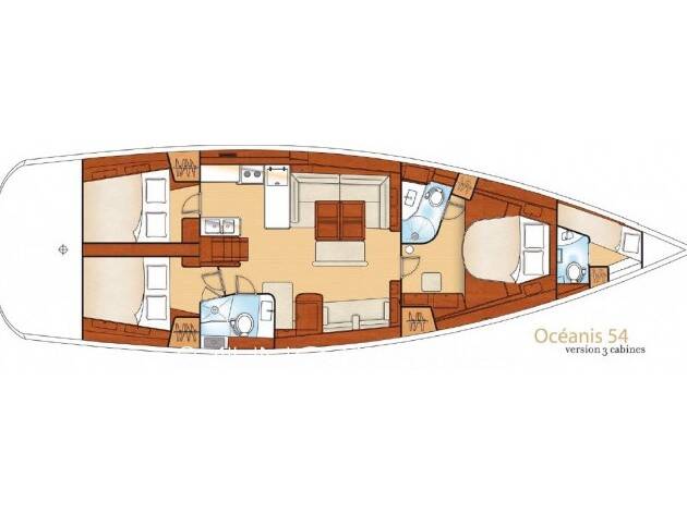Beneteau Oceanis 54 Thidawaree
