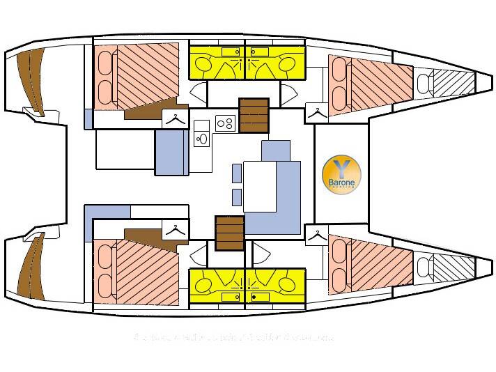 Cocktail Creole 4-12 Cab.  Cabin U01 (LF)