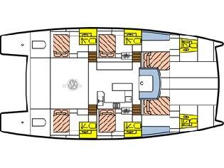 Cocktail Creole Catlante 600  Cabin I06 (RM)