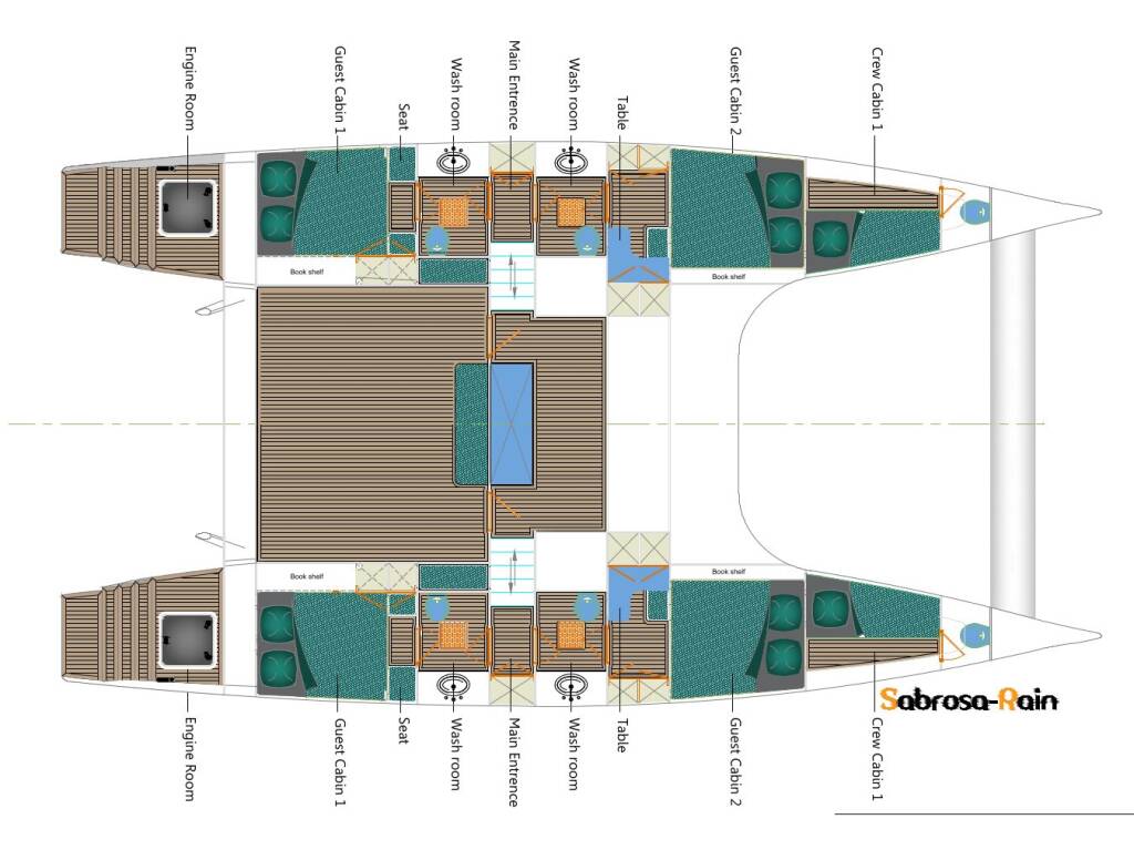 Crystal Catamaran  Crystal (Cabin 3)