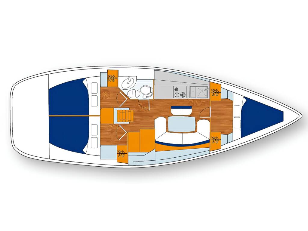Cyclades 39.3 Six Pack