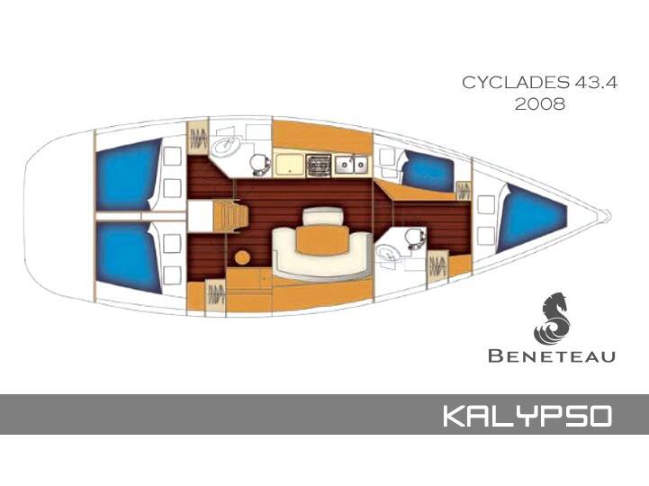 Cyclades 43.4 Kalypso