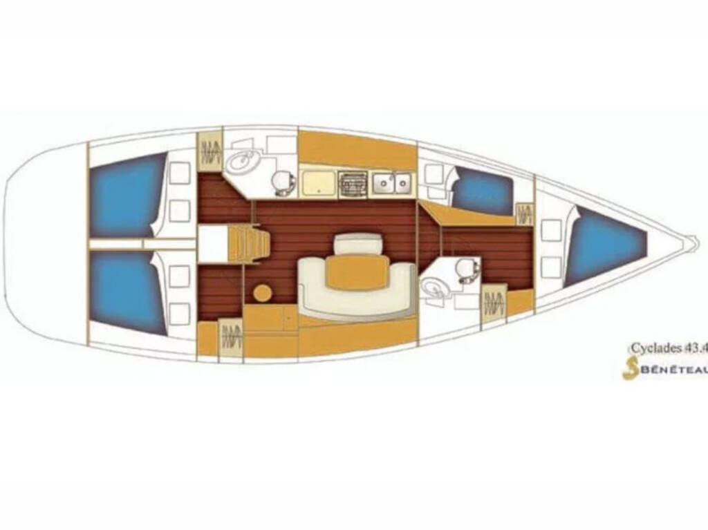 Cyclades 43.4 Sole Mio