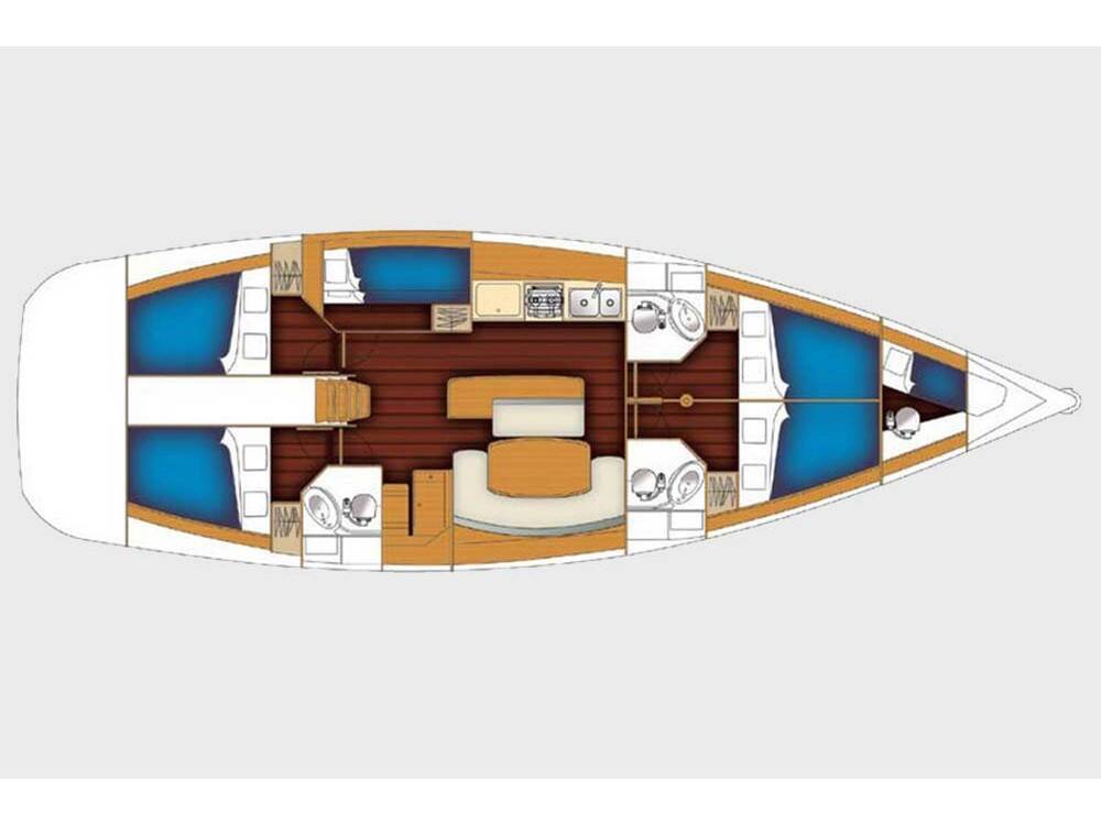 Cyclades 50.5 Azzuro
