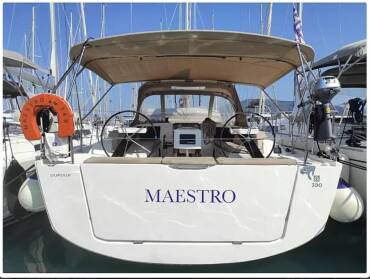 Dufour 390 Grand Large Maestro ( The boat is located in the Port of Sivota, Lefkada ) 