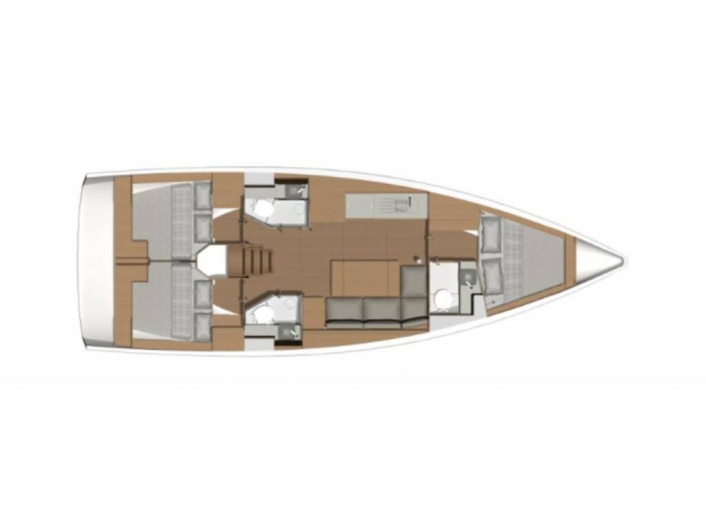 Dufour 390 Grand Large Maestro ( The boat is located in the Port of Sivota, Lefkada )