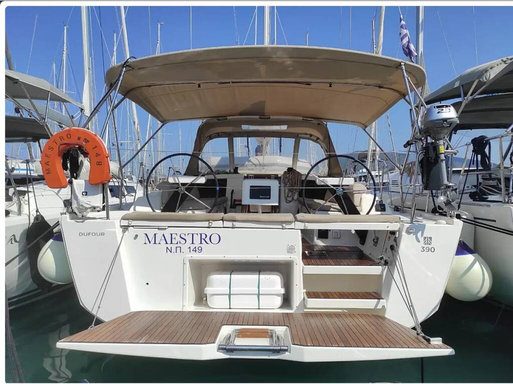 Dufour 390 Grand Large Maestro ( The boat is located in the Port of Sivota, Lefkada ) 