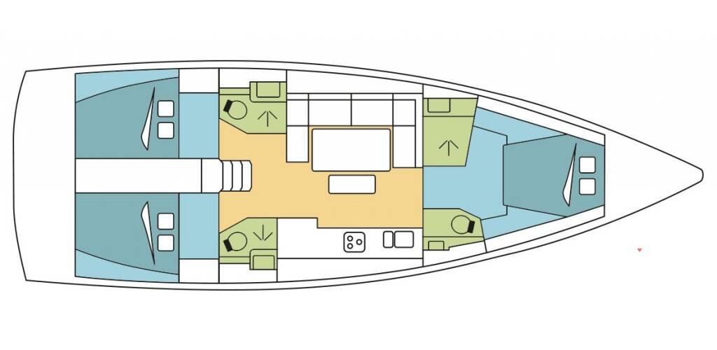 Dufour 460 GL Tequila Night