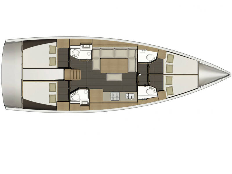 Dufour 460 Grand Large 4 cabin Sea  Hawk 