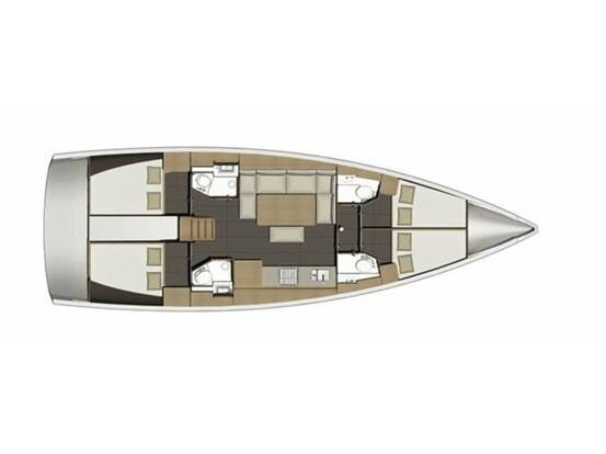 Dufour 460 Grand Large Cosmopolitan - ( The boat is located in the Port of Sivota, Lefkada )