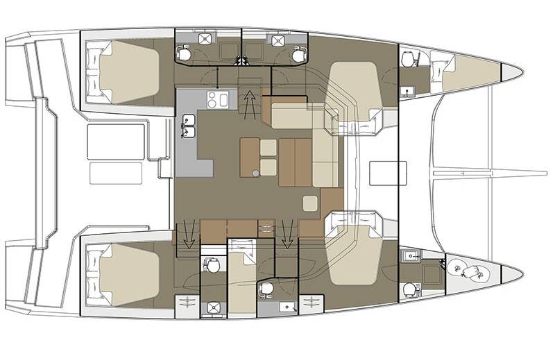 Dufour 48 Catamaran Hawaii 5-0