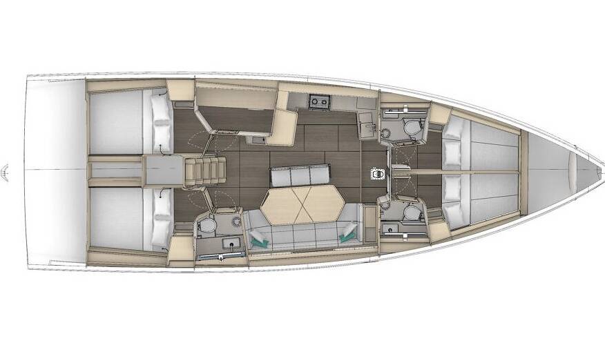 Dufour 48 Ocean Rose