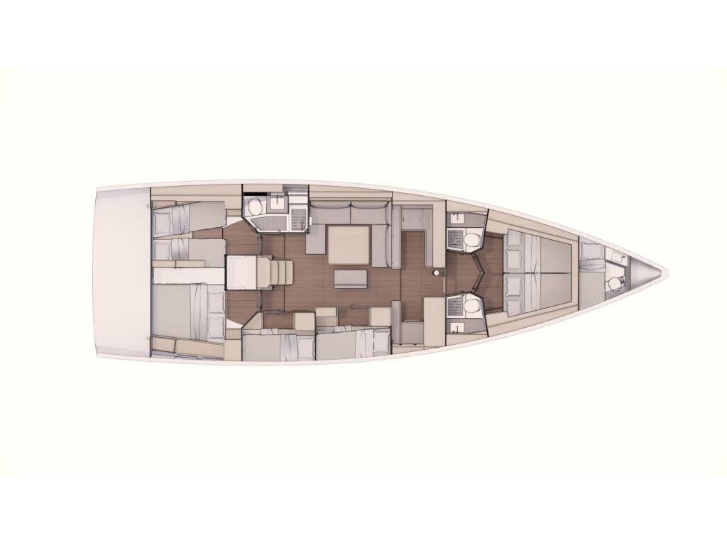 Dufour 530 Medea - Water maker, Solar Panel