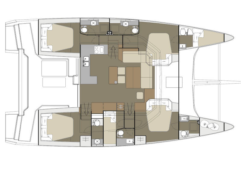Dufour Catamaran 48 Caipirinha