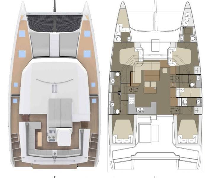 Dufour Catamaran 48 Oblivion Planet