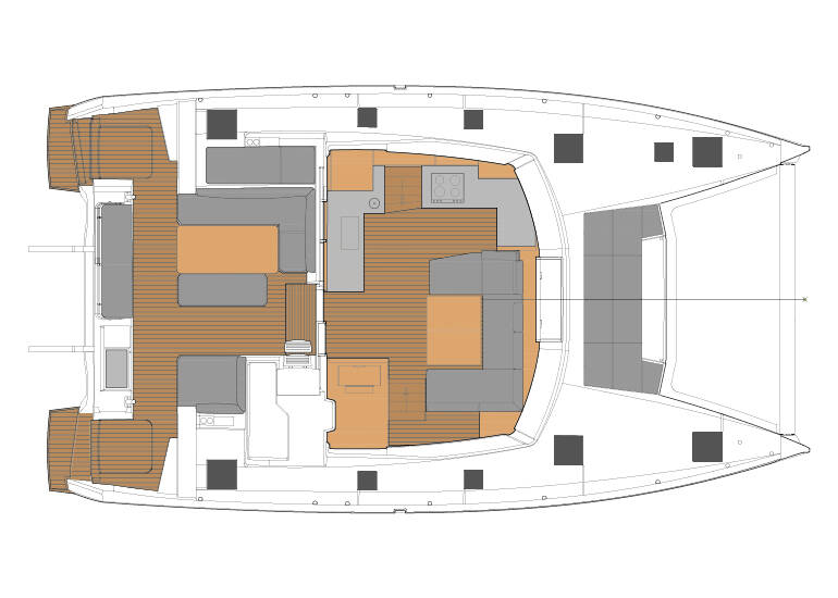 Elba 45 Jasmine | A/C, Gen, Water-maker, 12 pax