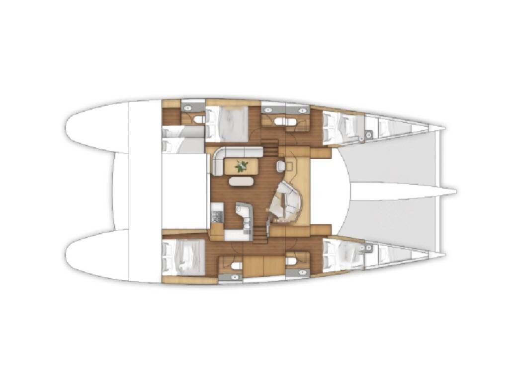 Eleuthera 60 Zorba CAT Cabin 4