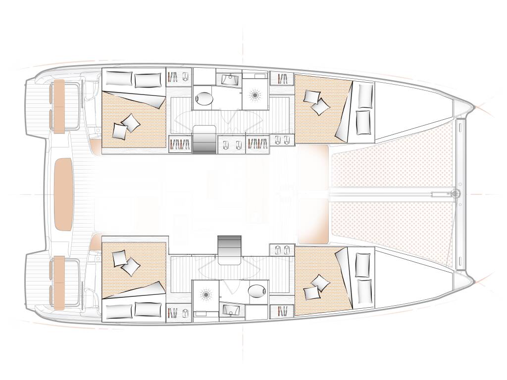 Excess 11 ALIA (Solar Panels, Electric WC, convertible saloon table, 1 SUP free of charge)