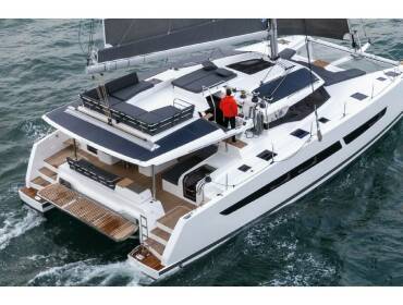 FOUNTAIN PAJOT Aura 51 • LE GRAND BOGAVANT - LUXURY FULLY EQUIPPED, A/C, WATERMAKER, WHOLE WEEK BASE MOORING INCLUDED