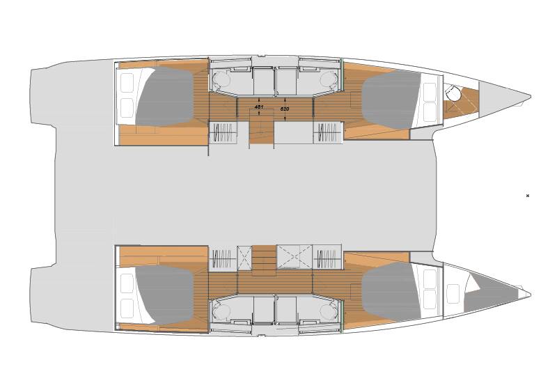 Fountaine Pajot Elba 45 Ogibni